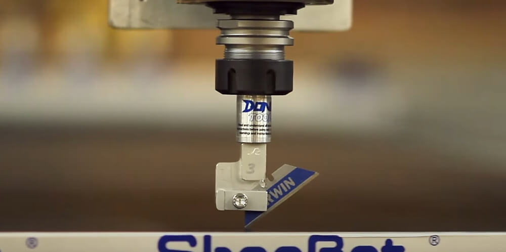 ShopBot with Donek Drag Knife Cutting Car Seat Coverings
